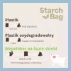 Kompostuojami išmatų maišeliai Starch Bag STARCHBAG BIO alyviniai, augalinės skaidulos, 8 × 15 vnt.