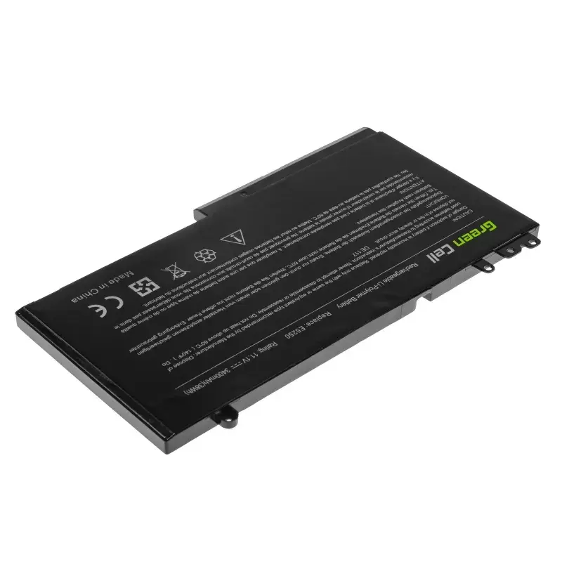 „Green Cell DE117“ baterija, skirta „DELL Latitude 11 3150/3160“, „12/ E5250/E5270“ — LiPo 11,1 V 3400 mAh, 4 celės, juoda