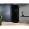 Electrolux LNT7ME36K2 šaldytuvas su šaldikliu, 367 l (šaldytuvas 266 l, šaldiklis 101 l), apatinis šaldiklis, No Frost, energijos klasė E, juodas