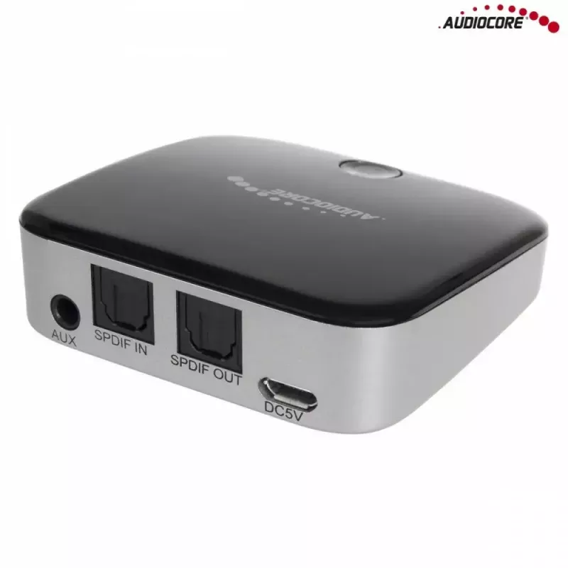 Audiocore AC830 (Baseus Qiyin) Bluetooth 5.0 AUX imtuvas, juodas