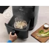 Electrolux EAF7SB Viena 6,9 L Atskira 1700 W Karšto oro gruzdintuvė Juoda