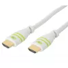 Techly 5m didelės spartos HDMI laidas su eternetu A/A M/M baltas ICOC HDMI-4-050WH