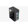 PC korpusas Aerocool Falcon ARGB Midi Tower juodas
