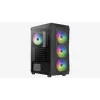 PC korpusas Aerocool Falcon ARGB Midi Tower juodas