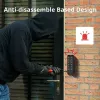 Išmaniojo durų užrakto SwitchBot Keypad Touch klaviatūra – prieiga kodais ir pirštų atspaudais, juoda, CR123A baterijos, belaidė, 38×36×112 mm