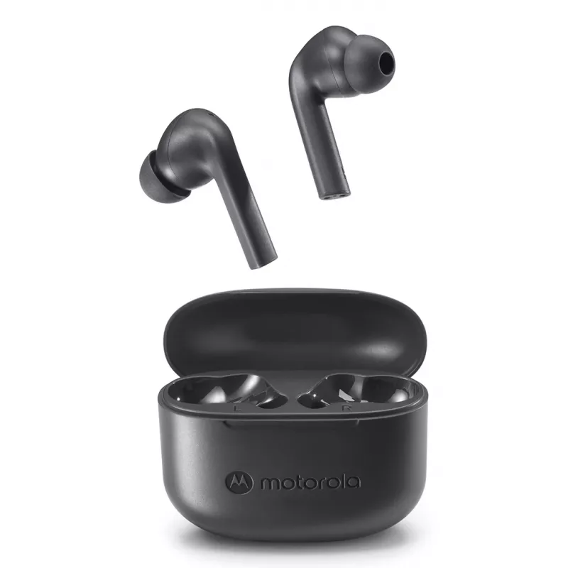 Motorola MOTO BUDS 065 ausinės True Wireless Stereo (TWS) į ausis įdedamos Skambučiams/Muzikai USB Type-C Bluetooth Juodos