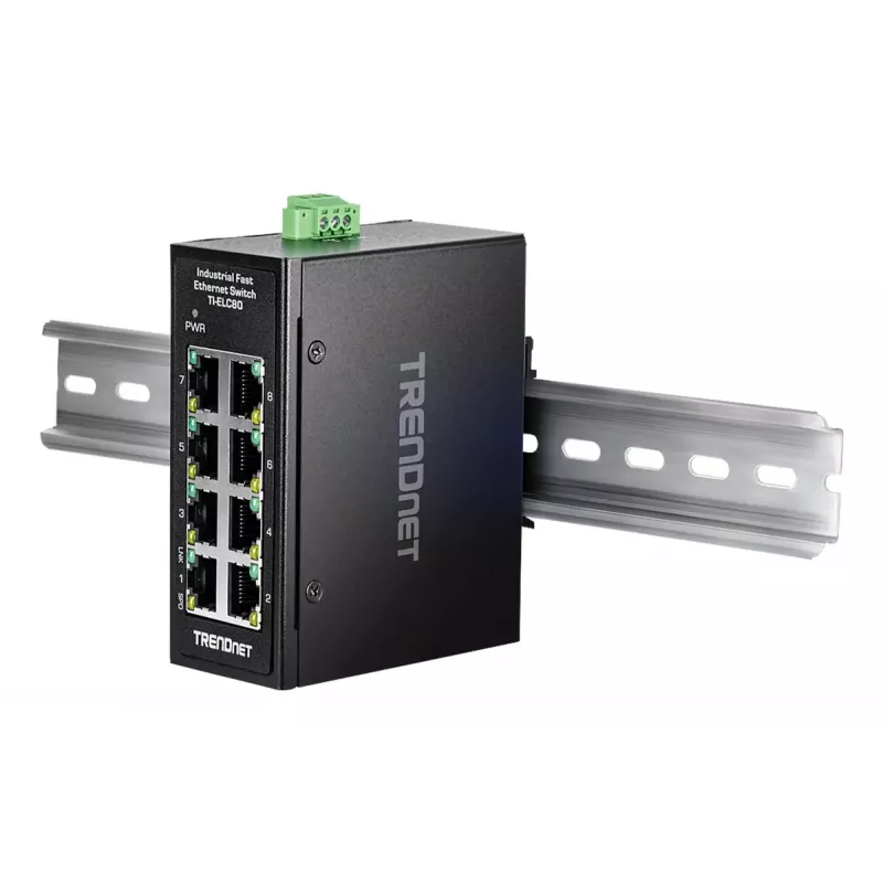 Nevaldomas komutatorius Trendnet TI-ELC80 8 prievadų Fast Ethernet 10/100