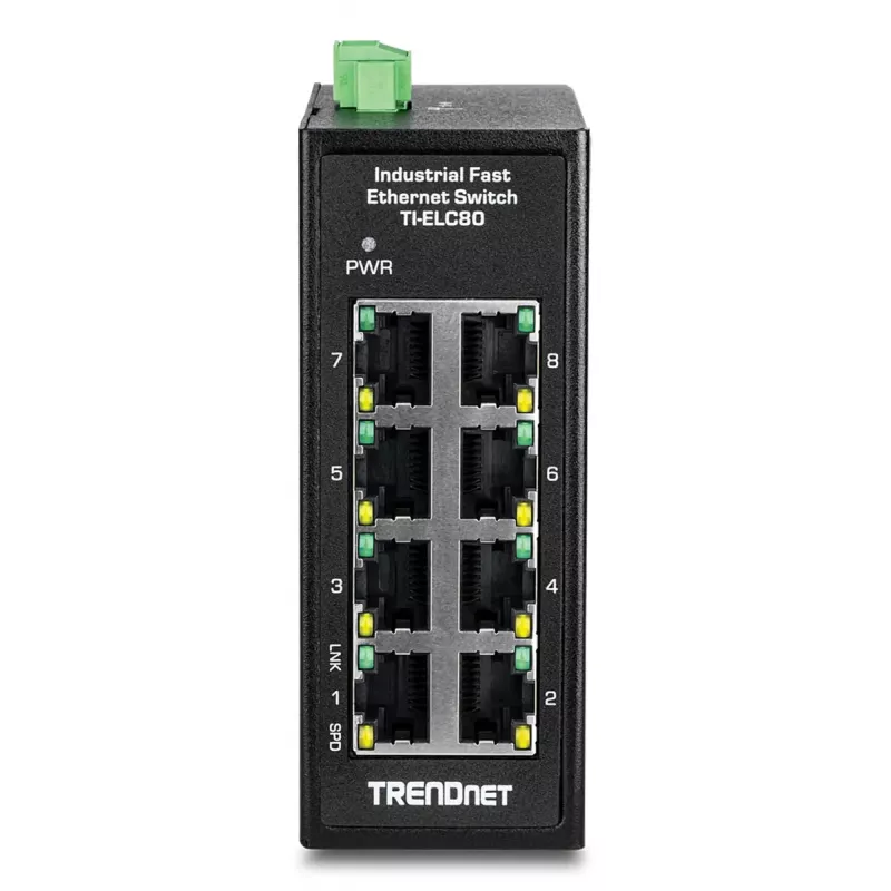 Nevaldomas komutatorius Trendnet TI-ELC80 8 prievadų Fast Ethernet 10/100
