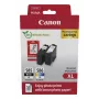 Canon PG-585XL/CL-586 PVP rašalo kasetė 2 vnt. Originalius Didelio (XL) našumo Juoda, Žalsvai mėlyna, Purpurinė, Geltona