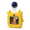 Vaikų skaitmeninis fotoaparatas MEDIA-TECH SNAPI MT4108 — 8 MP interpoliuota, 1280x720 LCD, 1000 mAh, USB-C, microSD lizdas, geltona