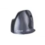 BakkerElkhuizen Evoluent D Small Wireless, dešinei rankai, vertikalus dizainas, lazeris, RF belaidis, 3200 DPI, juoda