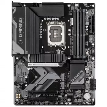GIGABYTE B760 GAMING X DDR4 GEN5 pagrindinė plokštė – palaiko 14-os kartos Intel Core procesorius, 8+1+1 fazių VRM, iki 5333 MHz DDR4 (OC), 3xPCIe 4.0 M.2, 2.5GbE LAN, USB 3.2 Gen 2