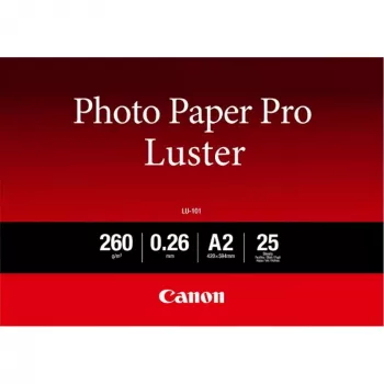 Canon LU-101 Luster Photo Paper Pro A2 - 25 lapai