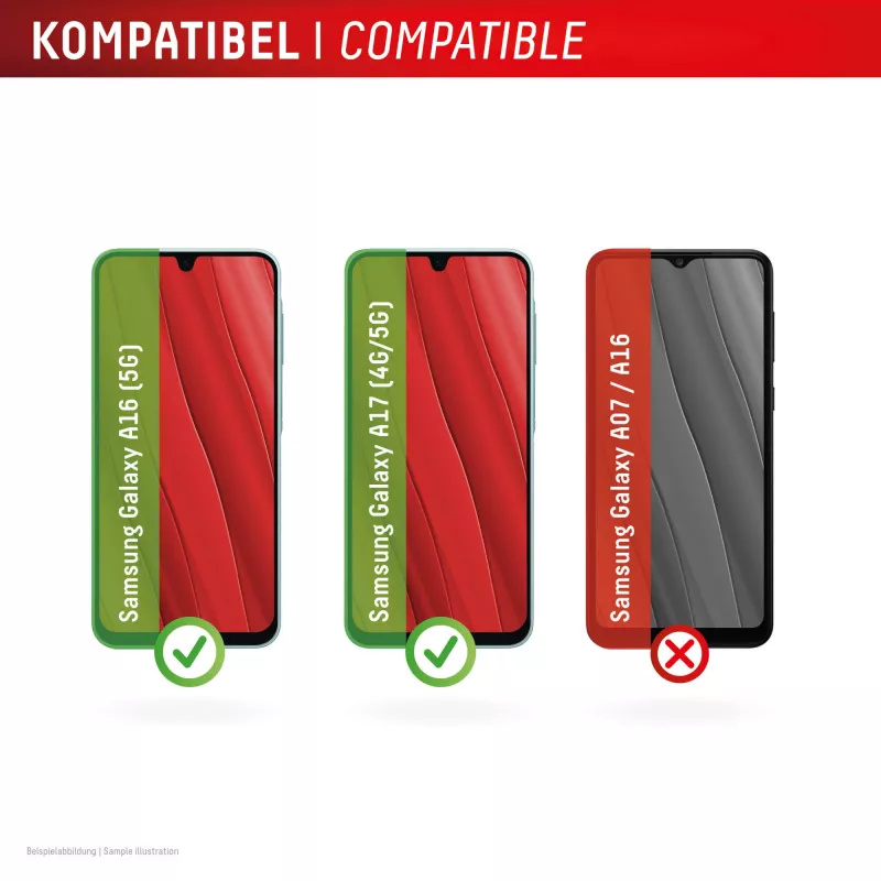 Displex ekrano apsauga (10H) Samsung Galaxy A17 (4G/5G)/A16, Eco tvirtinimo rėmelis, atspari įbrėžimams