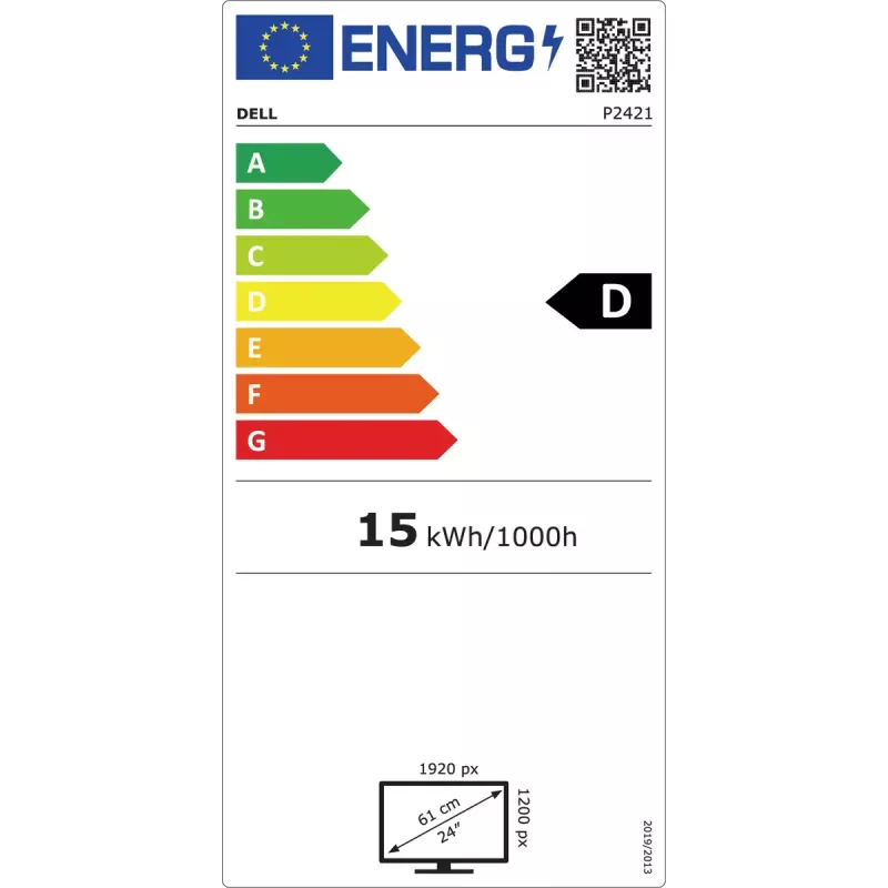 DELL P Series P2421 kompiuterio monitorius 61,2 cm (24,1 colio) 1920 x 1200 pikselių WUXGA LCD juodas