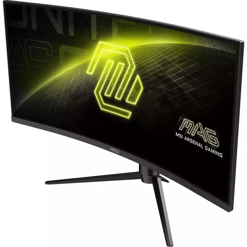 MSI MAG 342CQR E2 kompiuterio monitorius 86,4 cm (34 colių) 3440 x 1440 pikselių „UltraWide Quad HD“ LCD juodas