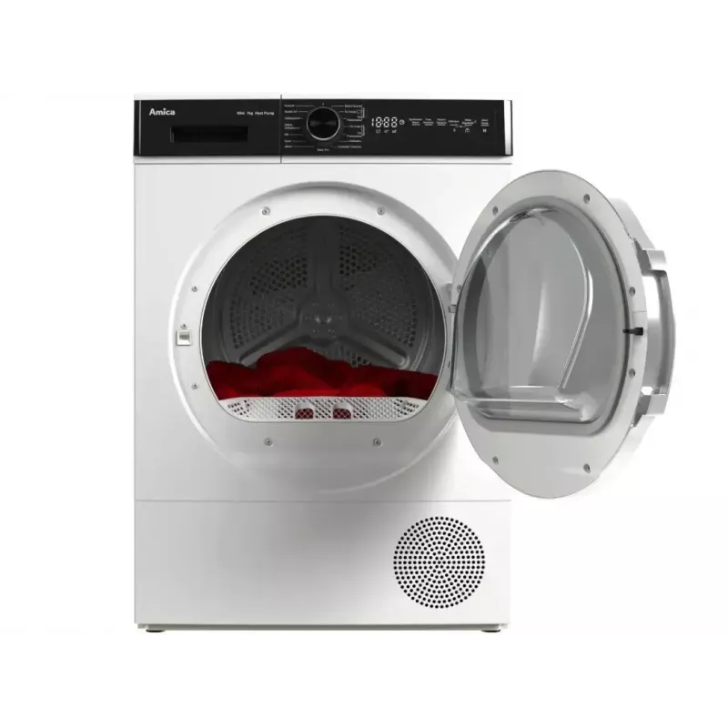 Skalbinių džiovyklė AMICA AD3S72LHB(E) 7 kg, laisvai pastatoma, priekinio pakrovimo, LED ekranas, elektroninis valdymas, balta