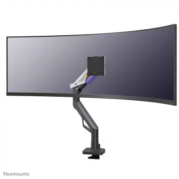 Neomounts DS70-256BL1 žaidimų monitoriaus laikiklis 24–57 colių ekranams, dujinė spyruoklė, Topfix, 30 kg talpa, VESA 75–200 mm