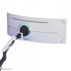 Neomounts DS70-256BL1 žaidimų monitoriaus laikiklis 24–57 colių ekranams, dujinė spyruoklė, Topfix, 30 kg talpa, VESA 75–200 mm