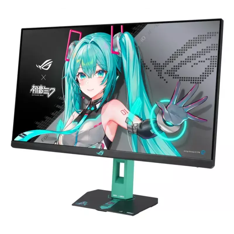 ASUS ROG Strix XG27ACMEG-G Hatsune Miku Edition kompiuterio monitorius 68,6 cm (27 colių) 2560 x 1440 pikselių Wide Quad HD LCD įvairiaspalvis