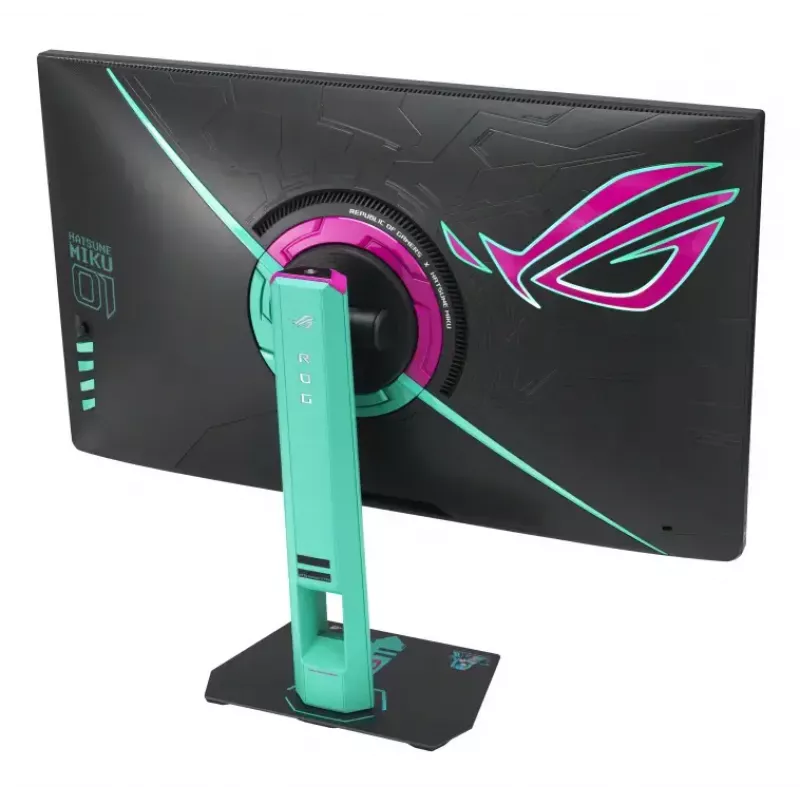 ASUS ROG Strix XG27ACMEG-G Hatsune Miku Edition kompiuterio monitorius 68,6 cm (27 colių) 2560 x 1440 pikselių Wide Quad HD LCD įvairiaspalvis