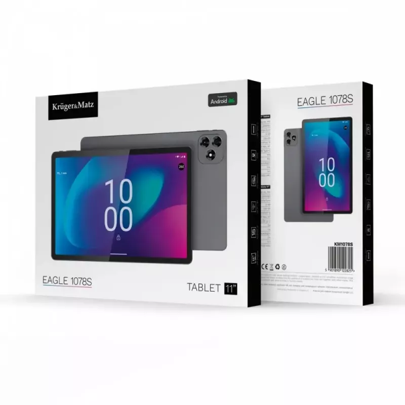 Planšetinis kompiuteris Kruger & Matz KM1078S 10,1 colio Ekranas 4G LTE keturių branduolių 2 GB RAM 32 GB atminties Android