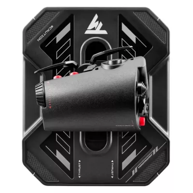 Droselio blokas Thrustmaster Sol-R 6, juodas, USB Type-C laidinis analgetis/skaitmeninis, skirtas PC, dydis 170×205×125 mm