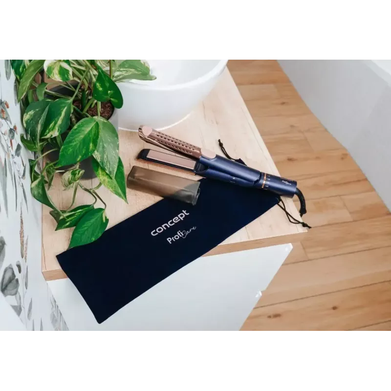 Concept Profi Care VZ8100 plaukų tiesintuvas, mėlynas/auksinis