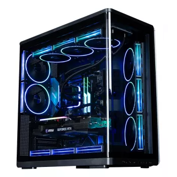 ZALMAN P60 Juoda kompiuterio Midi Tower korpusas — ATX/Mini-ITX, grūdintas stiklas, 3×120 mm šoniniai + 2×120 mm galiniai ventiliatoriai, 290×475×478 mm