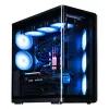 ZALMAN P60 Juoda kompiuterio Midi Tower korpusas — ATX/Mini-ITX, grūdintas stiklas, 3×120 mm šoniniai + 2×120 mm galiniai ventiliatoriai, 290×475×478 mm