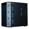 ZALMAN P60 Juoda kompiuterio Midi Tower korpusas — ATX/Mini-ITX, grūdintas stiklas, 3×120 mm šoniniai + 2×120 mm galiniai ventiliatoriai, 290×475×478 mm