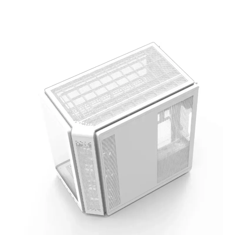 Kompiuterio korpusas ZALMAN P60 Mid-Tower su 5 ARGB ventiliatoriais, baltas