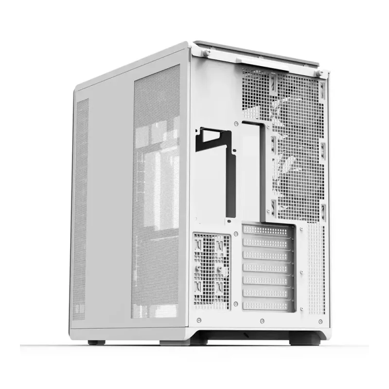 Kompiuterio korpusas ZALMAN P60 Mid-Tower su 5 ARGB ventiliatoriais, baltas