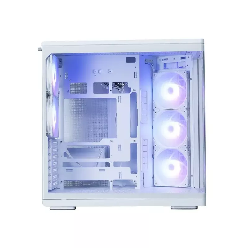 Kompiuterio korpusas ZALMAN P60 Mid-Tower su 5 ARGB ventiliatoriais, baltas