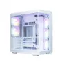 Kompiuterio korpusas ZALMAN P60 Mid-Tower su 5 ARGB ventiliatoriais, baltas