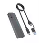 ICY BOX M.2 SATA/NVMe SSD Enclosure su USB 3.2 Gen 2 Type-C and RGB light