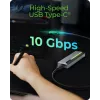 ICY BOX M.2 SATA/NVMe SSD Enclosure su USB 3.2 Gen 2 Type-C and RGB light