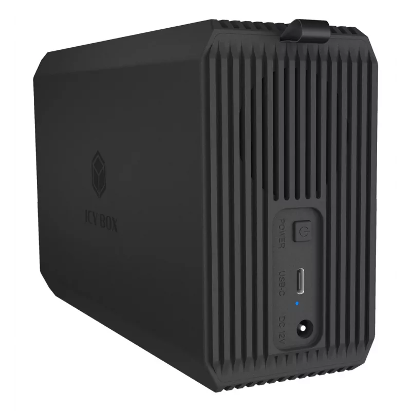 ICY BOX IB-RD3720-CU3 HDD/SSD korpusas Juoda 2,5/3,5 colio