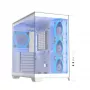 PC korpusas ASUS A32 PLUS/WT/TG/ARGB Mid Tower, baltas, ATX, grūdintas stiklas, ARGB, USB-C, palaiko iki 420 mm GPU