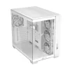 PC korpusas ASUS A32 PLUS/WT/TG/ARGB Mid Tower, baltas, ATX, grūdintas stiklas, ARGB, USB-C, palaiko iki 420 mm GPU