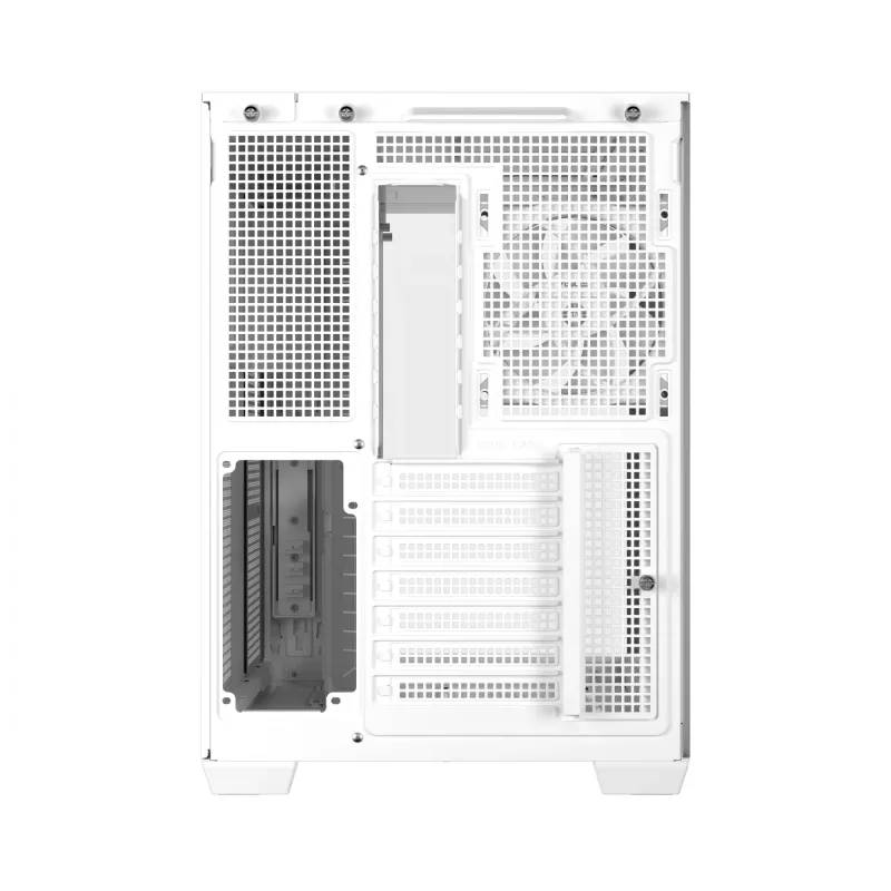 PC korpusas ASUS A32 PLUS/WT/TG/ARGB Mid Tower, baltas, ATX, grūdintas stiklas, ARGB, USB-C, palaiko iki 420 mm GPU