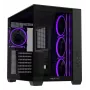 PC korpusas ASUS A32 PLUS ATX, juodas — grūdintas stiklas, RGB ventiliatoriai, USB-C, palaiko ATX/Micro-ATX/Mini-ITX