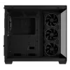 PC korpusas ASUS A32 PLUS ATX, juodas — grūdintas stiklas, RGB ventiliatoriai, USB-C, palaiko ATX/Micro-ATX/Mini-ITX