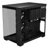 PC korpusas ASUS A32 PLUS ATX, juodas — grūdintas stiklas, RGB ventiliatoriai, USB-C, palaiko ATX/Micro-ATX/Mini-ITX