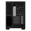 PC korpusas ASUS A32 PLUS ATX, juodas — grūdintas stiklas, RGB ventiliatoriai, USB-C, palaiko ATX/Micro-ATX/Mini-ITX
