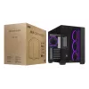 PC korpusas ASUS A32 PLUS ATX, juodas — grūdintas stiklas, RGB ventiliatoriai, USB-C, palaiko ATX/Micro-ATX/Mini-ITX