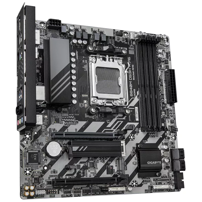 Motininė plokštė GIGABYTE B840M DS3H WIFI6, AMD B550, Socket AM5, Micro ATX