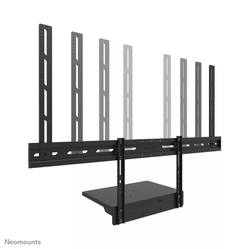 Neomounts nešiojamojo kompiuterio lentynos rinkinys AV45-500BL 43–110 colių ekranams, VESA iki 600x400, maks. 2,5 kg, 900×242×640 mm