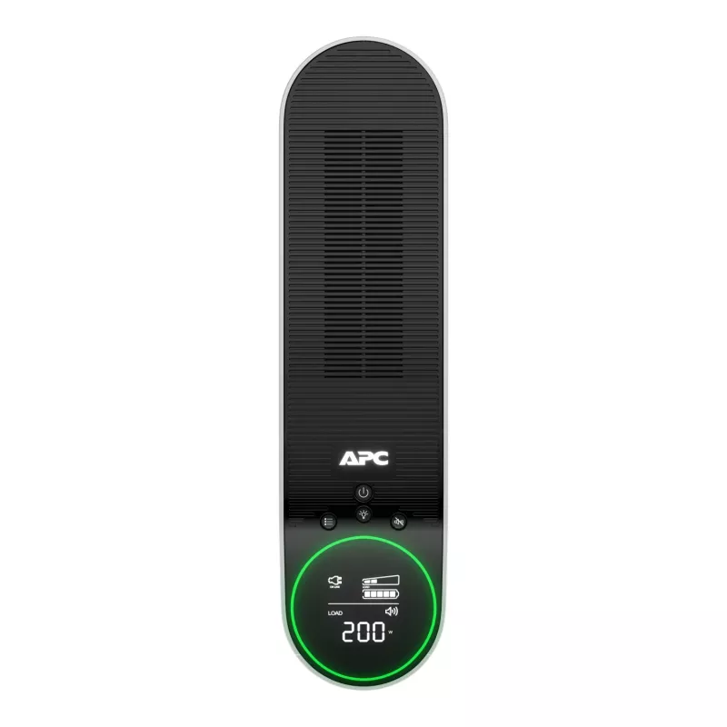 APC Back-UPS Pro, 2200VA/1320W, Tower, 230V, 4x Schuko ir 2x IEC C13 lizdai, RGB lemputės, gryna sinusinė banga, Arctic (balta)