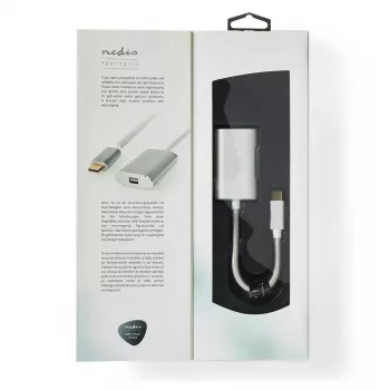 Vaizdo kabelio adapteris Nedis CCTB64580AL02 0,2 m USB Type-C Mini DisplayPort